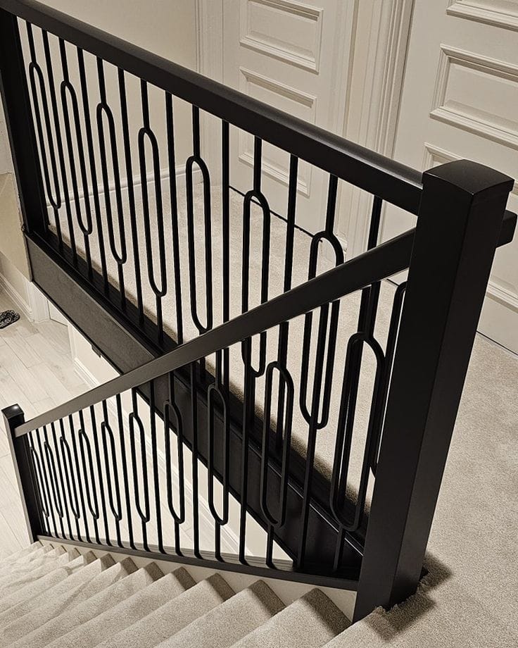 Black Interior Railings