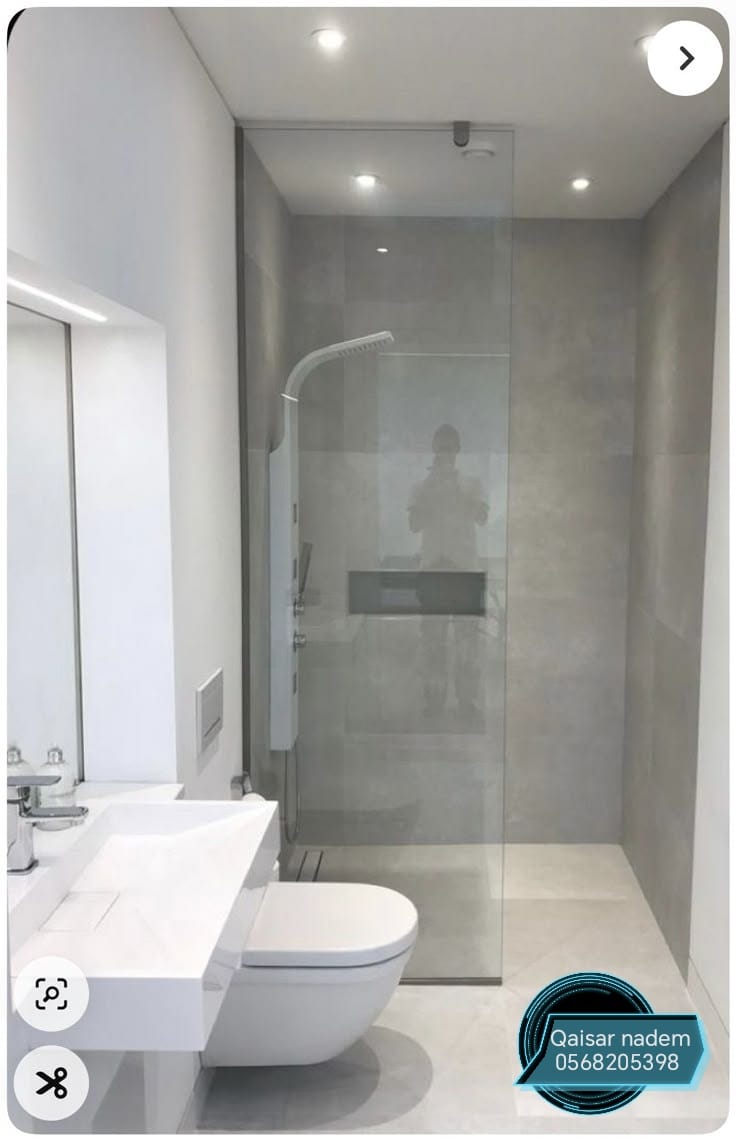 Minimalist Bathroom Glass